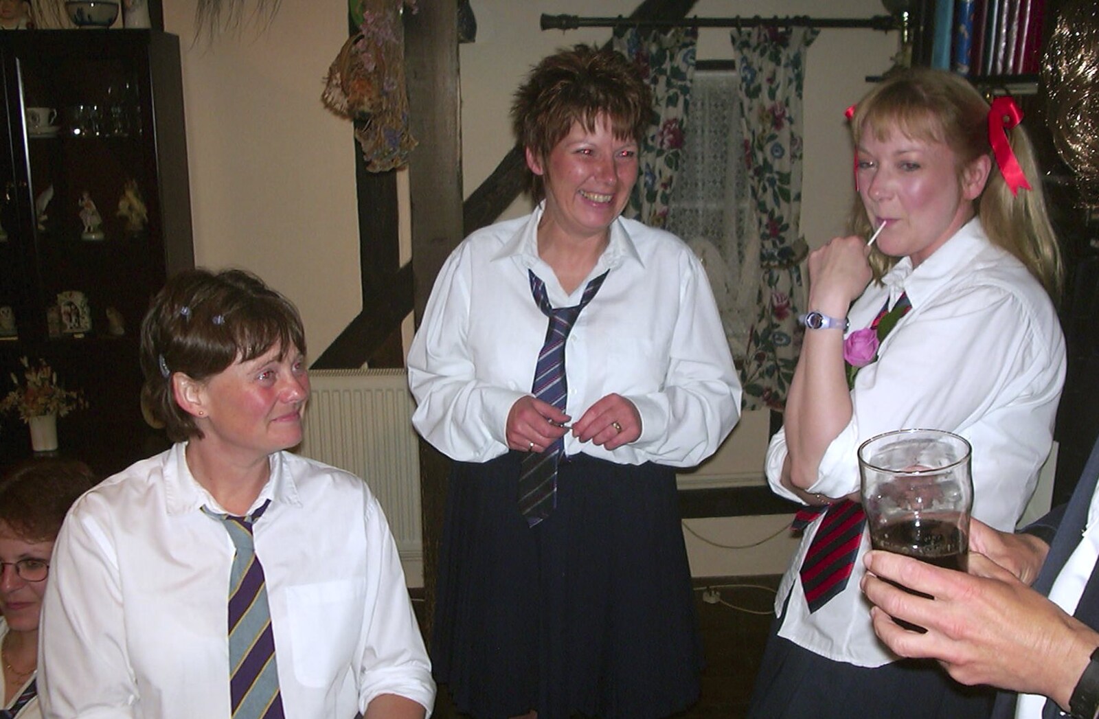Pippa, Jenny and Carolyn from Jenny's School Disco, Thrandeston, Suffolk - 17th May 2003