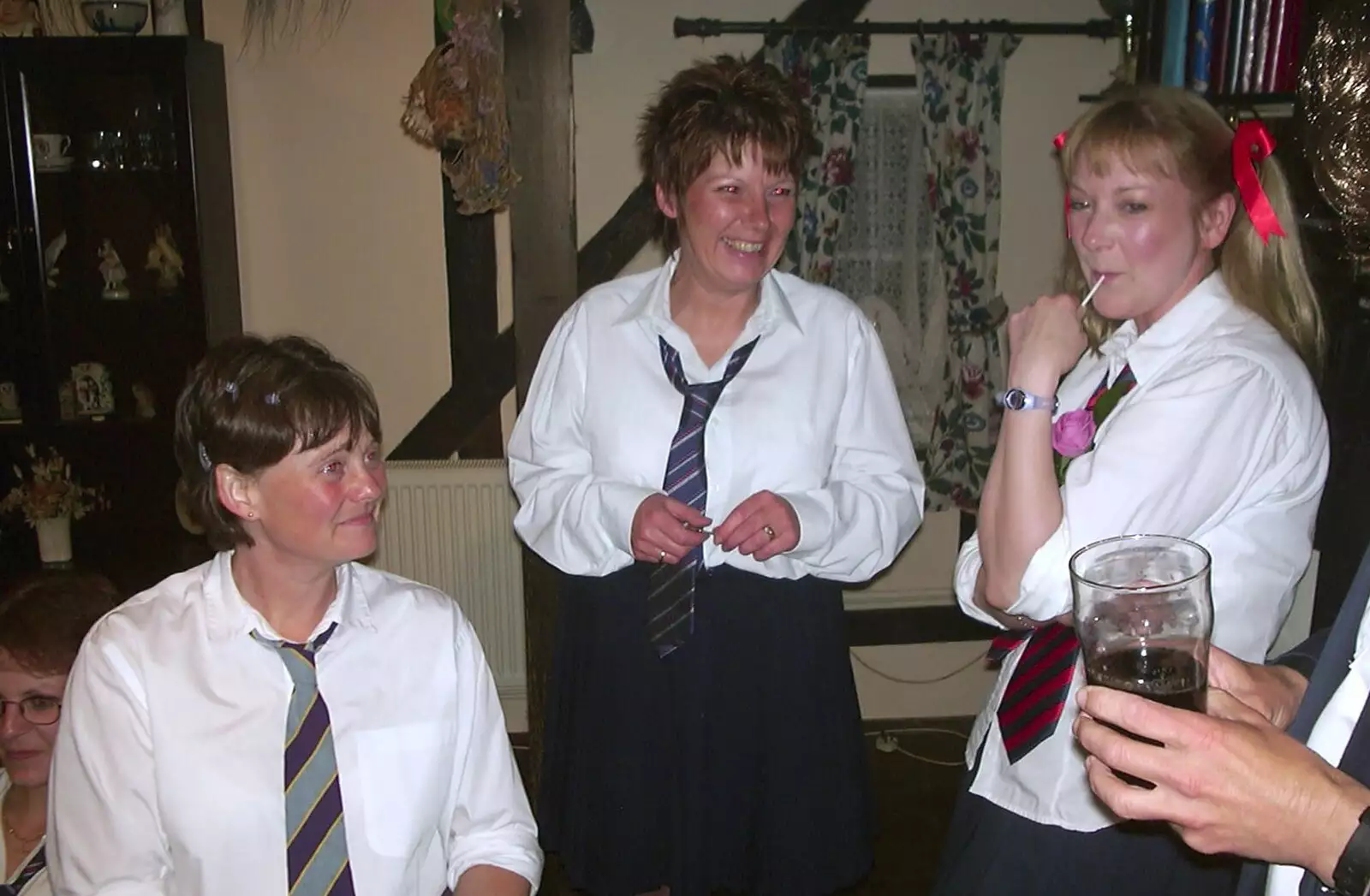 Pippa, Jenny and Carolyn, from Jenny's School Disco, Thrandeston, Suffolk - 17th May 2003