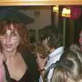 Crowds by the kitchen door, Jenny's School Disco, Thrandeston, Suffolk - 17th May 2003