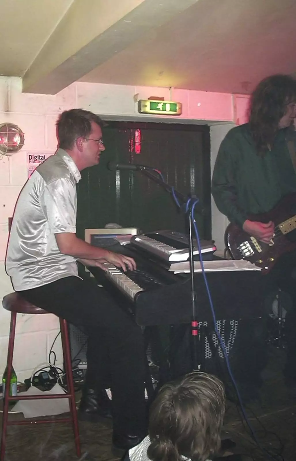 More keyboard action, from The BBs at the Cider Shed, Banham, Norfolk - 23rd June 2003