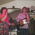 Jo and Rob on stage, The BBs at the Cider Shed, Banham, Norfolk - 23rd June 2003