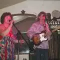 Jo and Rob on stage, The BBs at the Cider Shed, Banham, Norfolk - 23rd June 2003