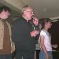 The Old Man watches with Suey, The BBs at the Cider Shed, Banham, Norfolk - 23rd June 2003