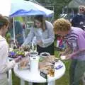 The Brome Swan gang in Nosher's garden, 3G Lab at Henry's and a Barbeque, Brome, Suffolk - 21st June 2003