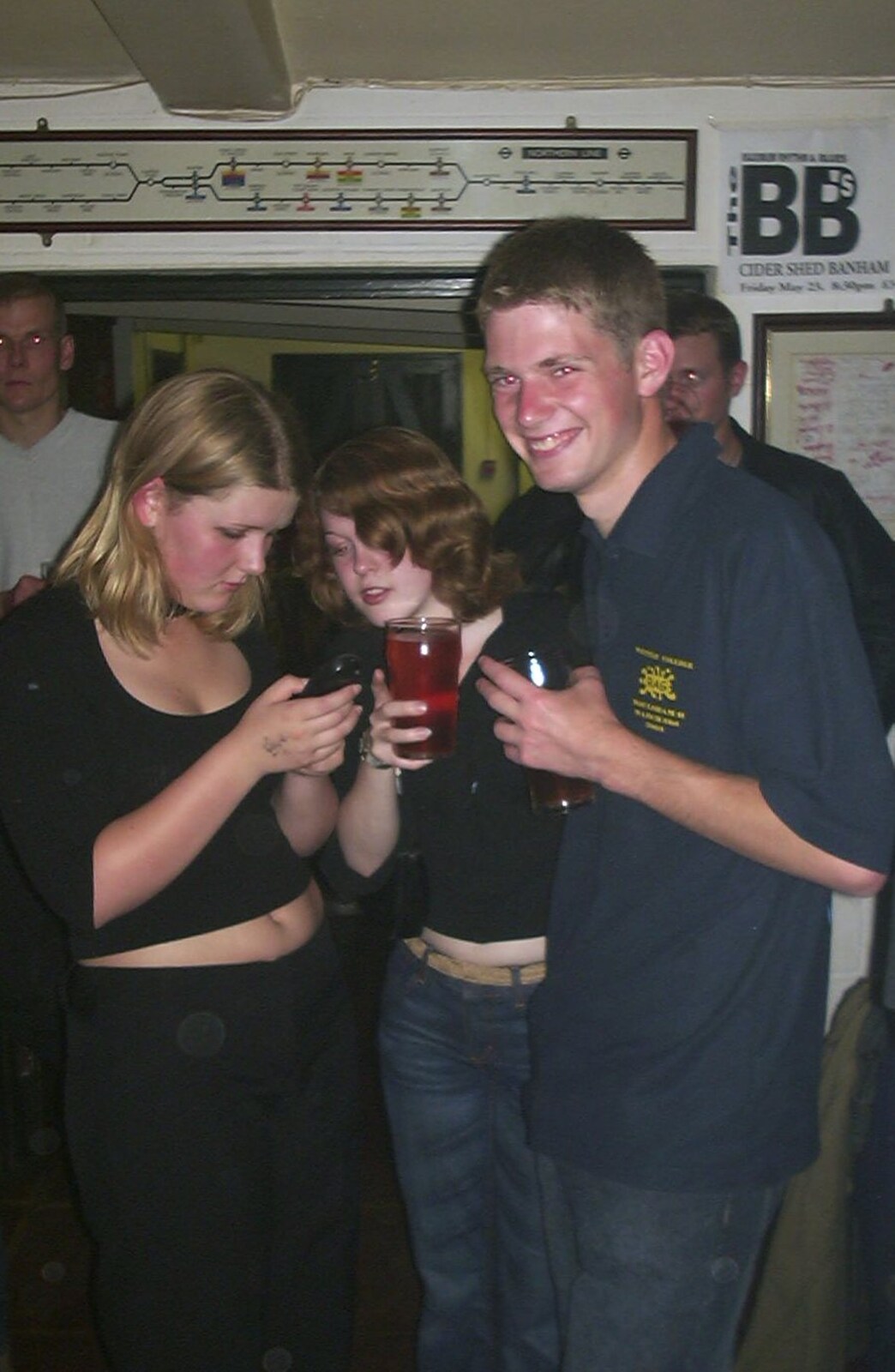 Longview and The BBs, Norwich and Banham, Norfolk - 4th July 2003: The Boy Phil is smiling coz he's talking to actual girls