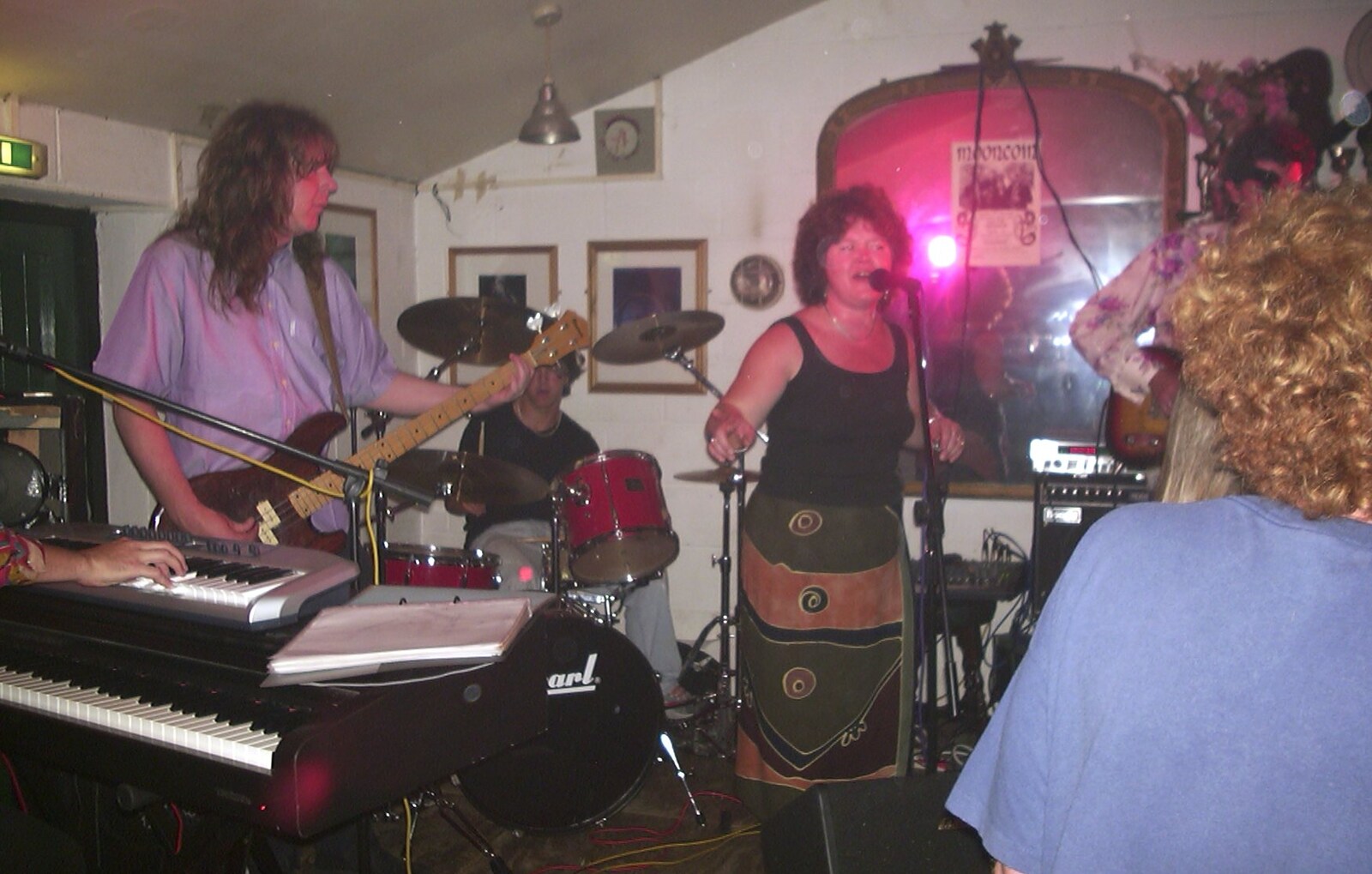Longview and The BBs, Norwich and Banham, Norfolk - 4th July 2003: The BBs, with Max on bass