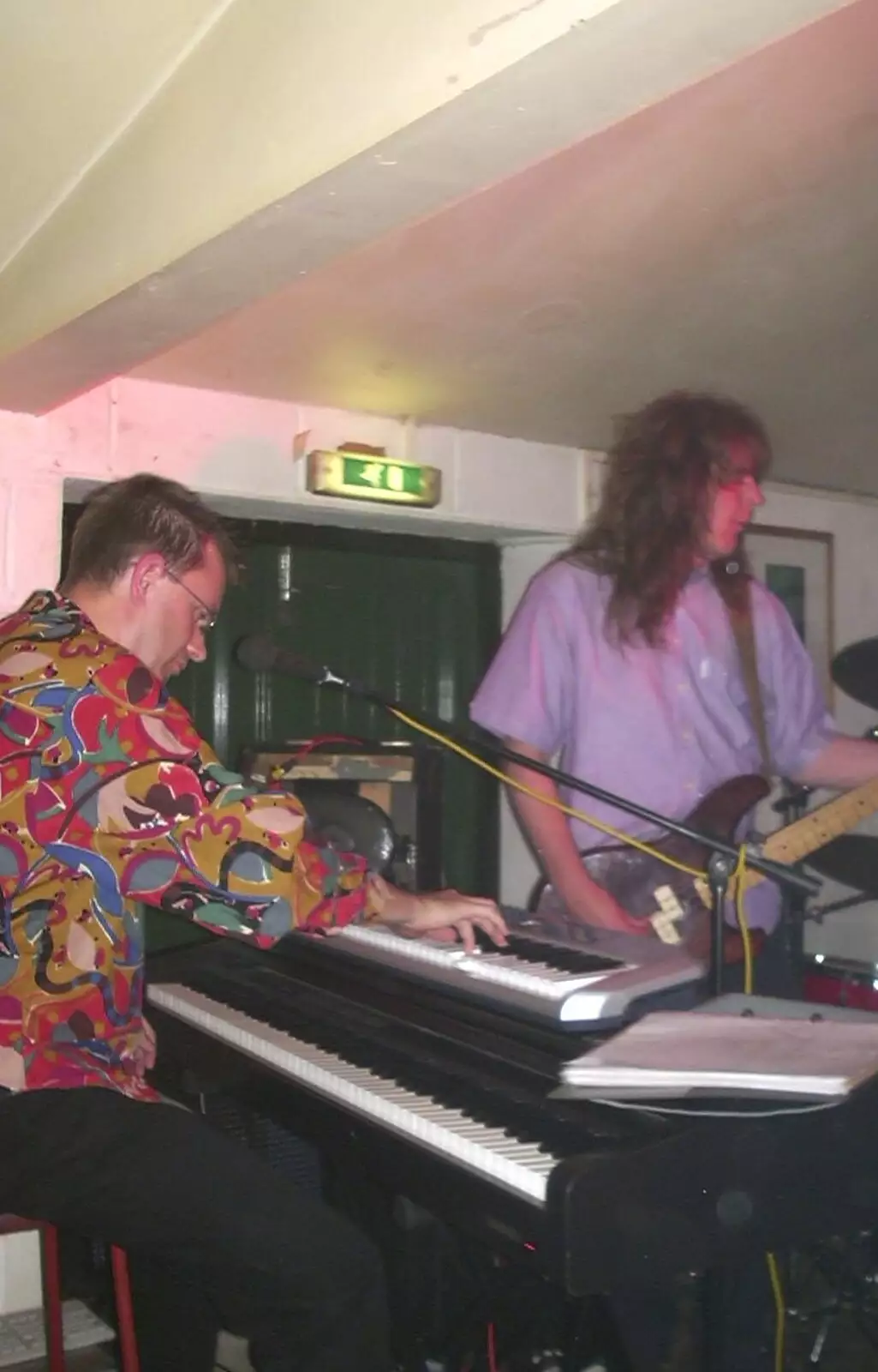 More keyboard action, from Longview and The BBs, Norwich and Banham, Norfolk - 4th July 2003