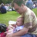 Phil-sprog has some milk, Ipswich Music Day and the BSCC in Cotton, Suffolk - 6th July 2003