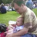 Phil-sprog has some milk, Ipswich Music Day and the BSCC in Cotton, Suffolk - 6th July 2003