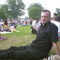 Nosher, all in black as usual, Ipswich Music Day and the BSCC in Cotton, Suffolk - 6th July 2003