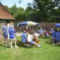 In the beer garden, The BSCC Annual Bike Ride, Orford, Suffolk - 12th July 2003