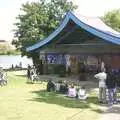 A band performs in the park, The BBs at Great Ellingham, Norfolk - 18th July 2003