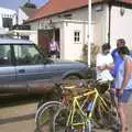 Outside the Harbour Inn on the river in Southwold, A BSCC Camping Trip to the Fox Inn, Shadingfield, Suffolk - 9th August 2003