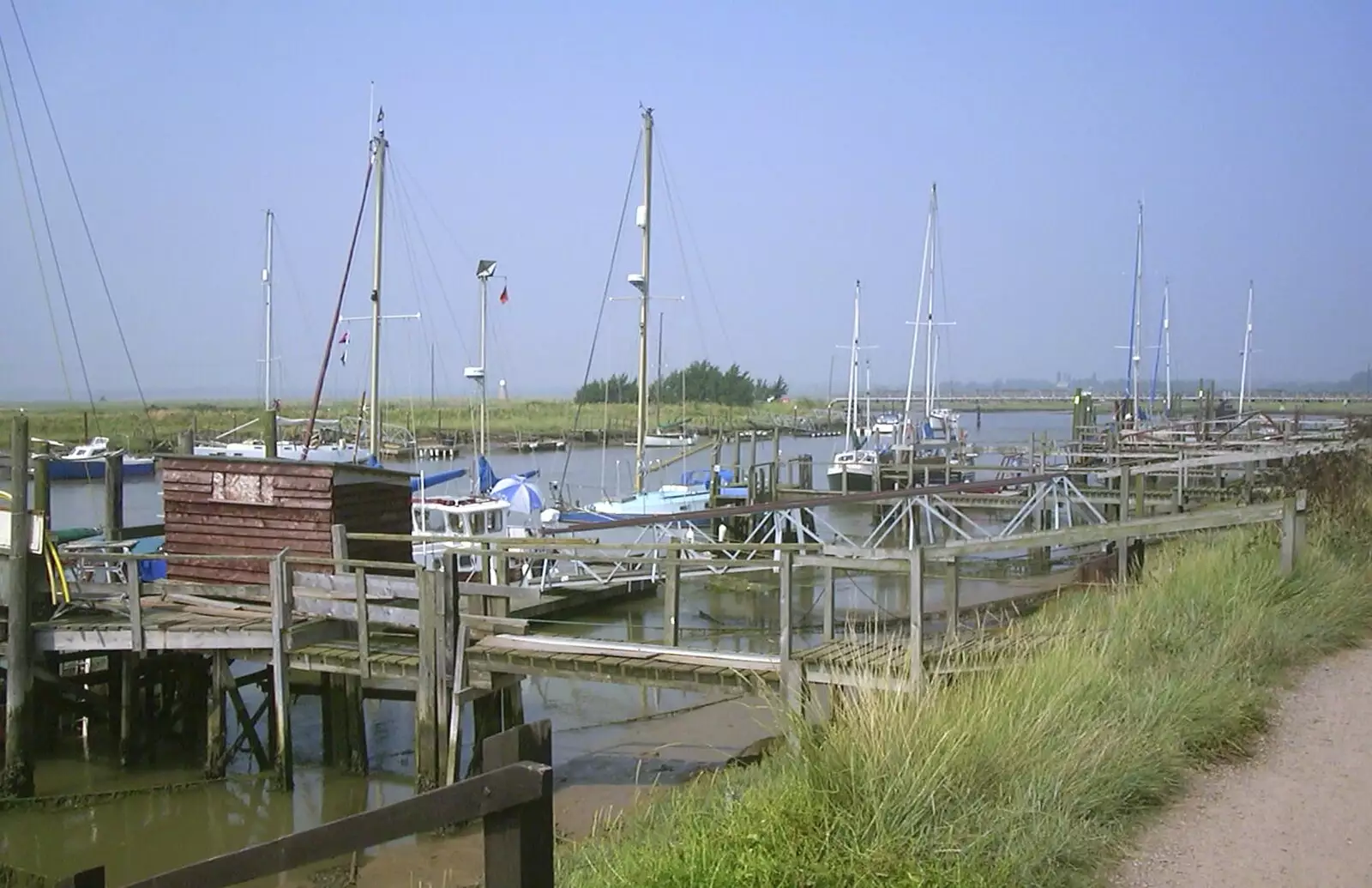 A view of the river at Southwold, from A BSCC Camping Trip to the Fox Inn, Shadingfield, Suffolk - 9th August 2003