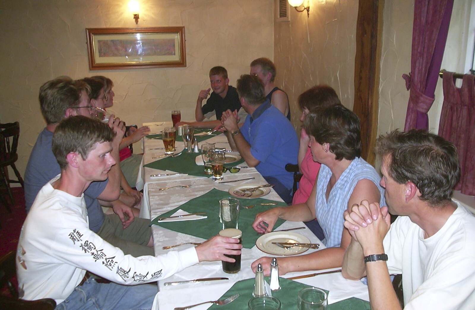 We find a South African restaurant in the middle of nowhere from A BSCC Camping Trip to the Fox Inn, Shadingfield, Suffolk - 9th August 2003