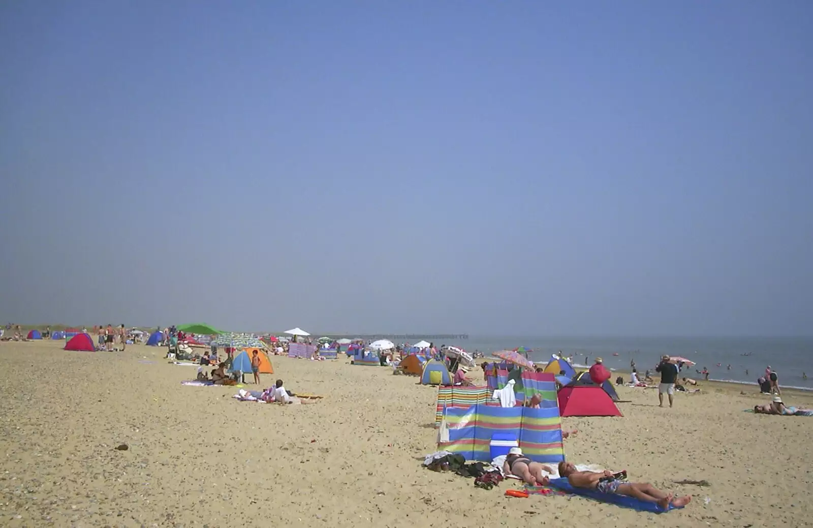 The beach at Walberswick, from A BSCC Camping Trip to the Fox Inn, Shadingfield, Suffolk - 9th August 2003