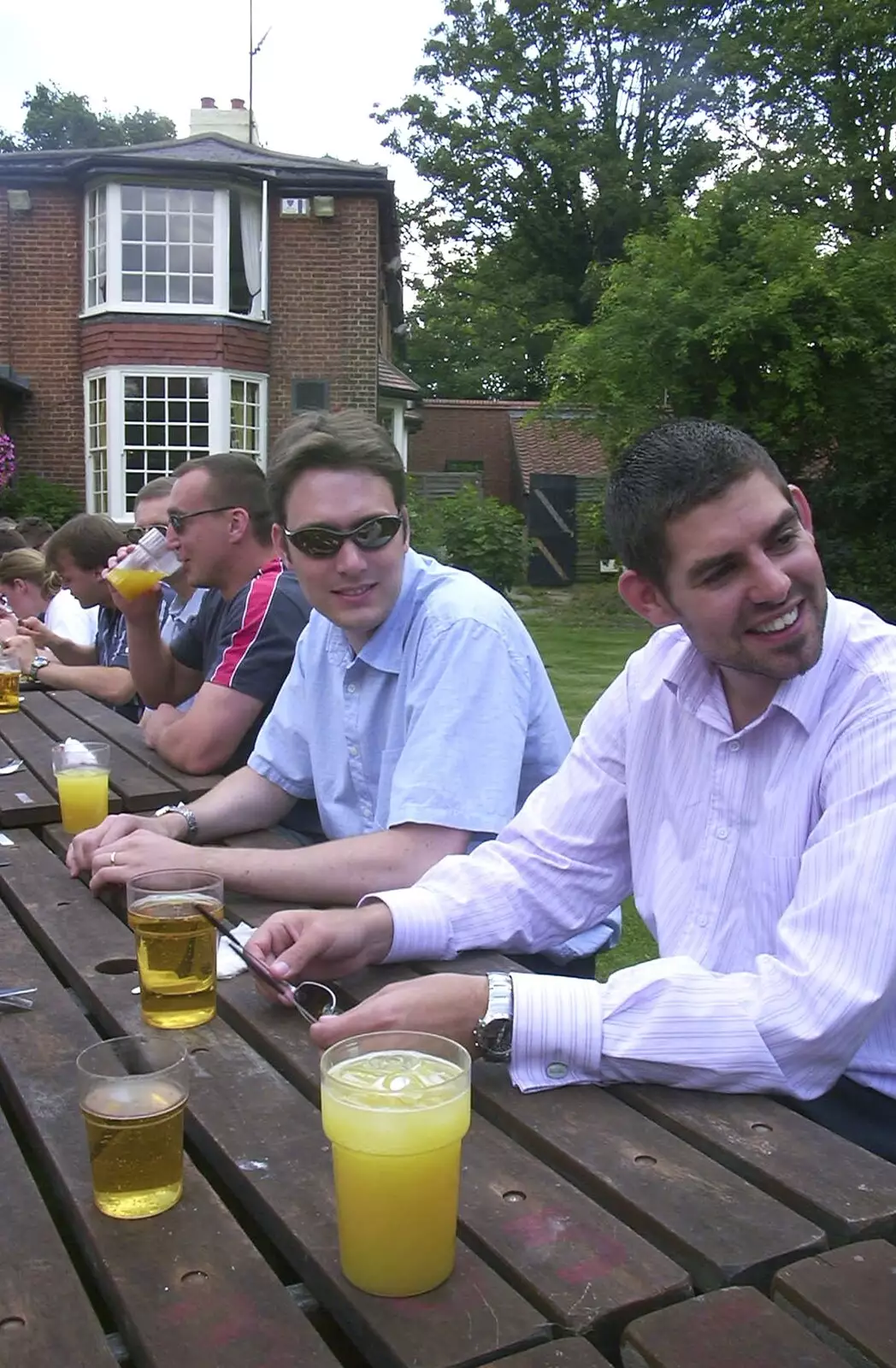 Stef and Rob, from V Festival 2003, Hyland's Park, Chelmsford, Essex - 16th August 2003