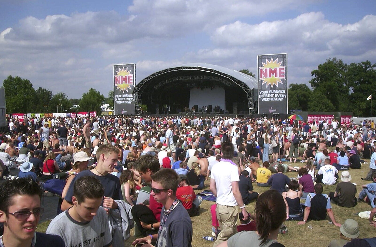 The crowds around the main stage from V Festival 2003, Hyland's Park, Chelmsford, Essex - 16th August 2003