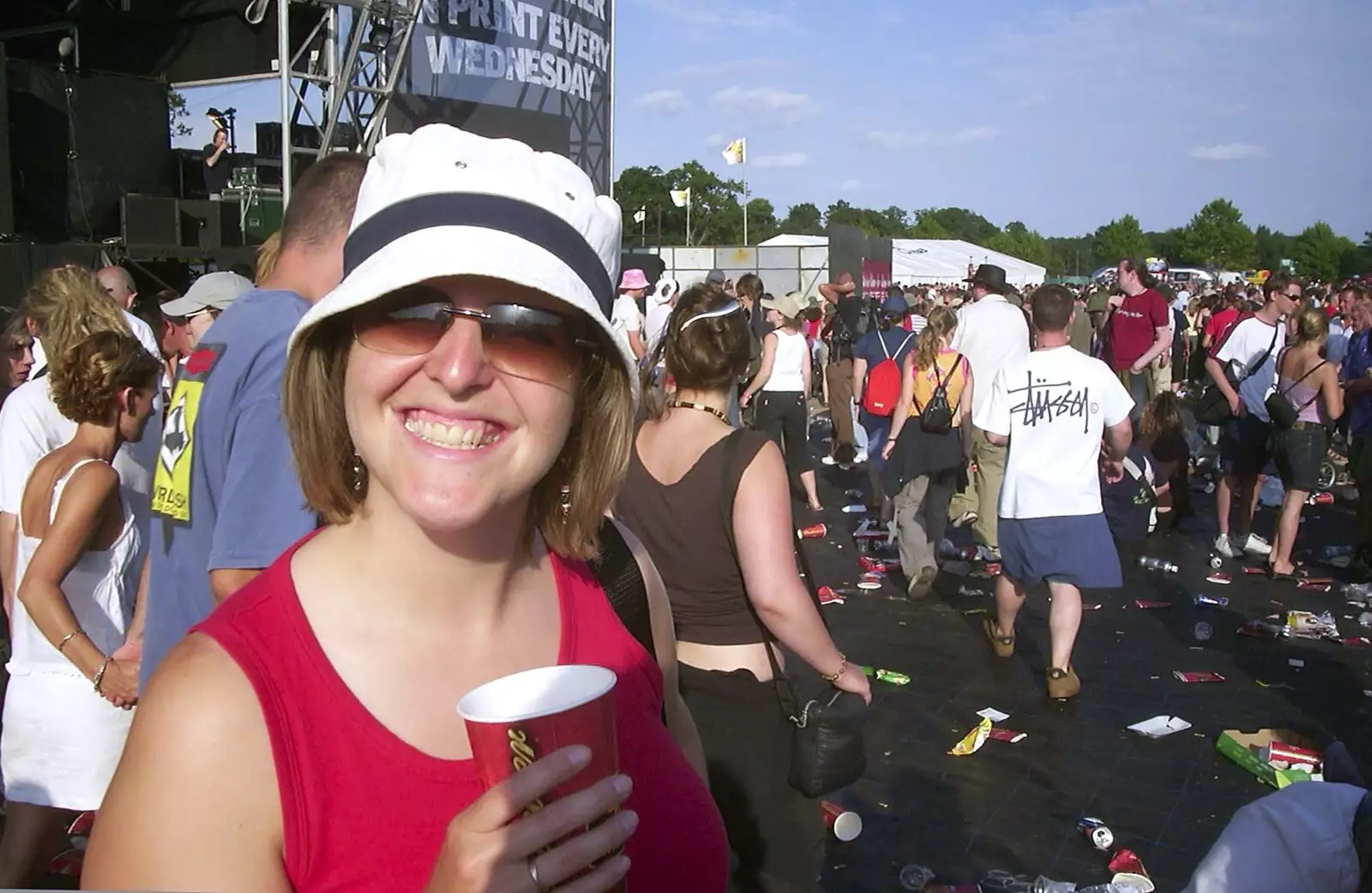 Sarah gurns, from V Festival 2003, Hyland's Park, Chelmsford, Essex - 16th August 2003