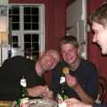 Gov, Phil and Ninja M, Wavy's Monday Czech Fry-Up, Thrandeston, Suffolk - 25th August 2003
