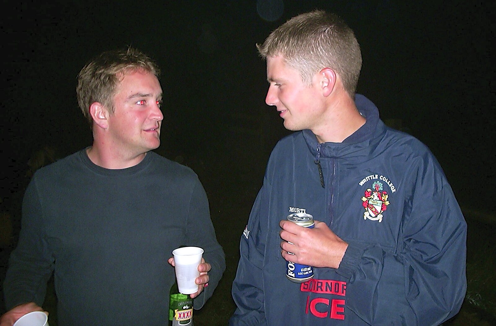 Phil and his mate again from A Mellis Party and the BSCC at Wortham, Suffolk - 5th September 2003