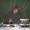 A DJ does his thing, A Mellis Party and the BSCC at Wortham, Suffolk - 5th September 2003