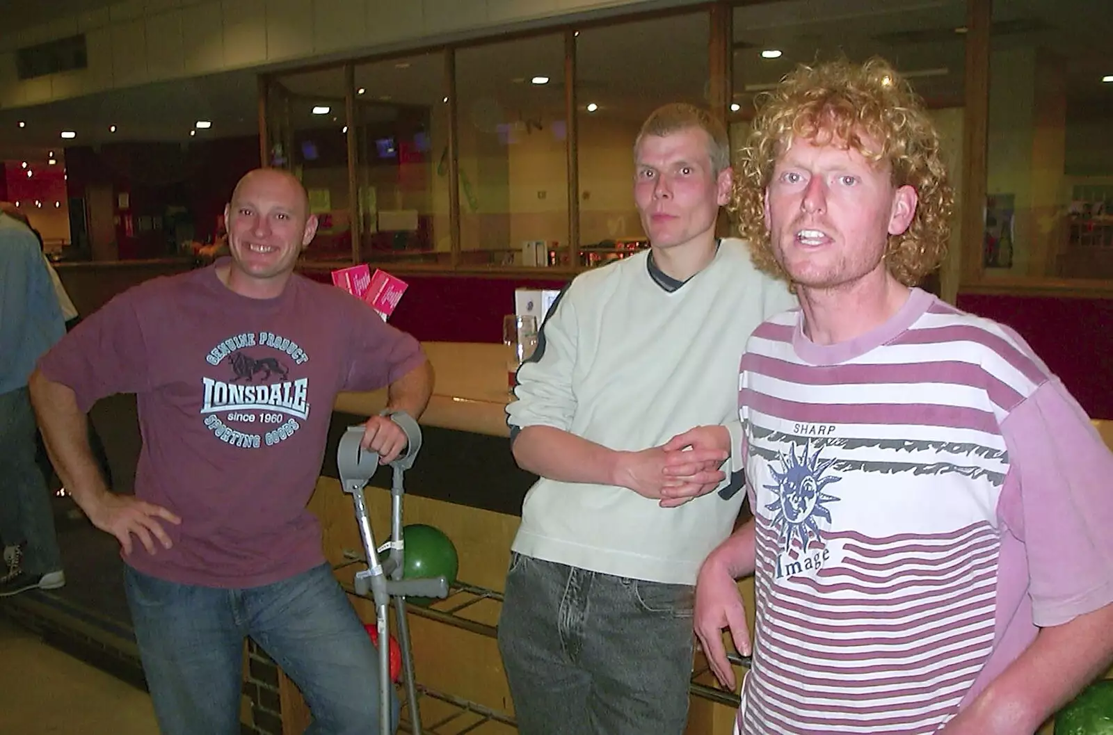 Gov, Bill and Wavy, from Ten Pin Bowling, Norwich, Norfolk - 13th September 2003