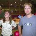 A Spot of Ten Pin Bowling, Norwich, Norfolk - 13th September 2003, Suey and Marc