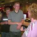 A Spot of Ten Pin Bowling, Norwich, Norfolk - 13th September 2003, Mikey-P, Bill and Wavy at the bar