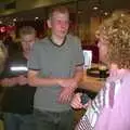 Mikey-P, Bill and Wavy at the bar, Ten Pin Bowling, Norwich, Norfolk - 13th September 2003