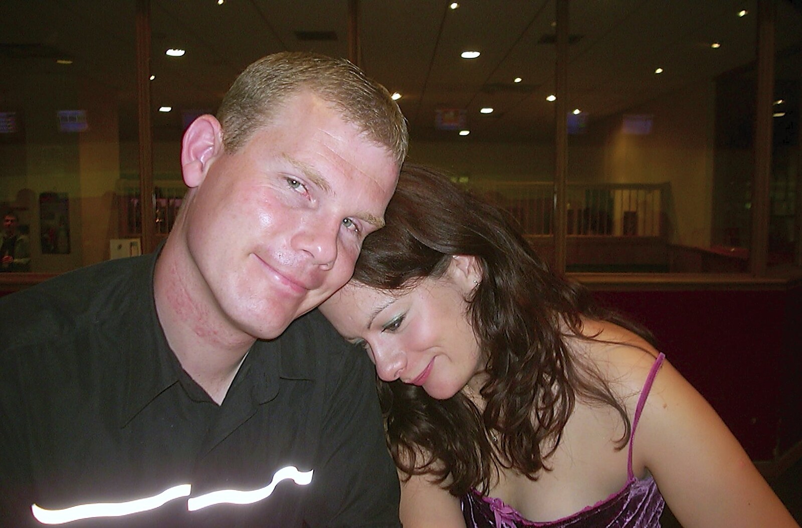 Mikey P and Clare from Ten Pin Bowling, Norwich, Norfolk - 13th September 2003