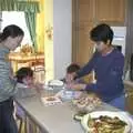 Jane and the au pair do some baking, A New Forest Weekender, Hordle, Hampshire - 19th October 2003