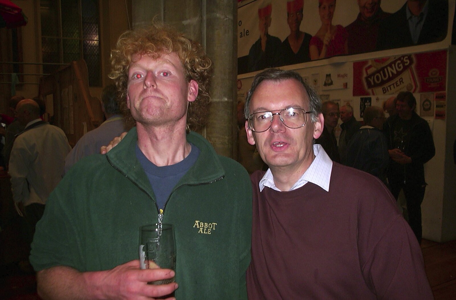 Wavy and Ping Pong Peter from The Brome Swan at the Norwich Beer Festival, St. Andrew's Hall, Norwich - 29th October 2003