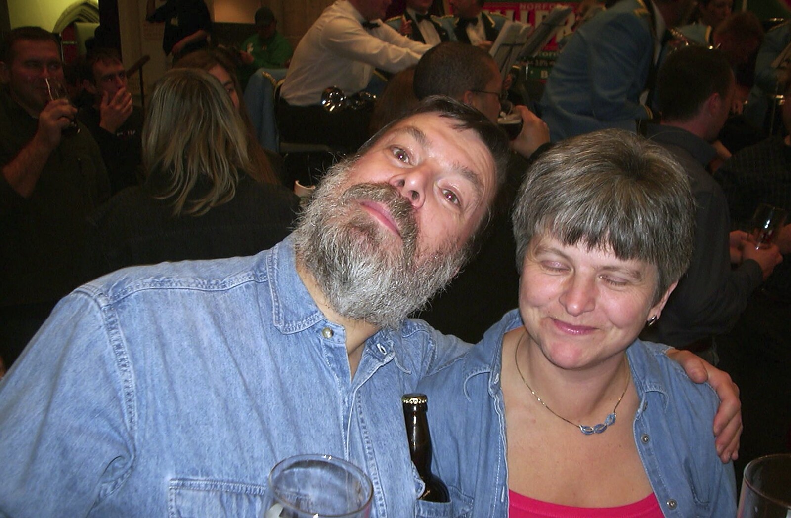 Benny and Gloria from The Brome Swan at the Norwich Beer Festival, St. Andrew's Hall, Norwich - 29th October 2003