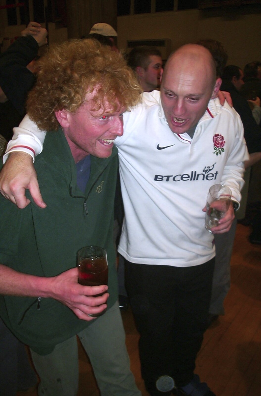 Wavy and Gov dance around from The Brome Swan at the Norwich Beer Festival, St. Andrew's Hall, Norwich - 29th October 2003
