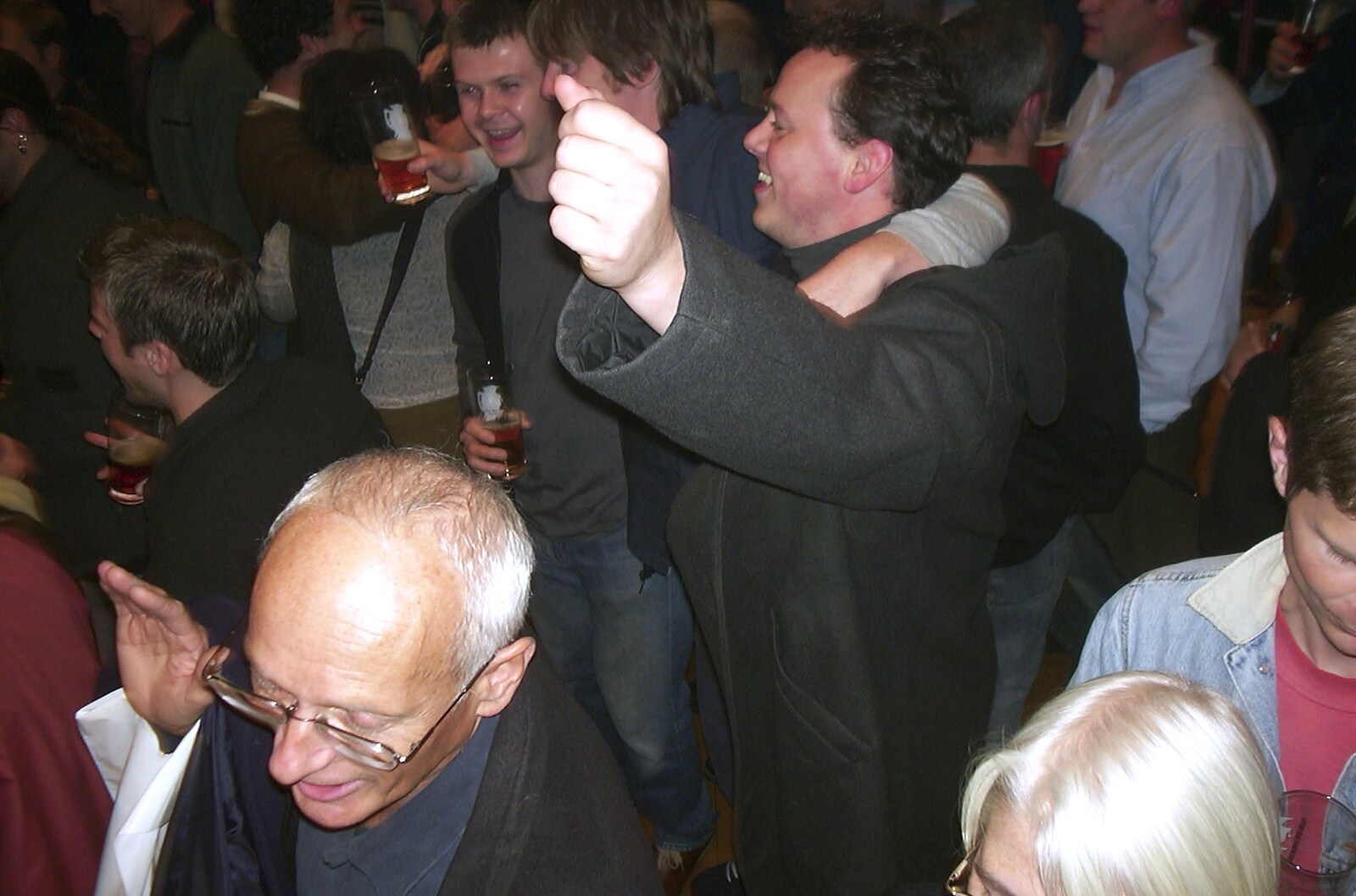 Heaving crowds from The Brome Swan at the Norwich Beer Festival, St. Andrew's Hall, Norwich - 29th October 2003
