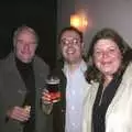 The Old Man, Matt and Sis, Fireworks and Fairgrounds with Mikey P, Fair Green, Diss, Norfolk - 5th November 2003