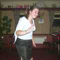 Twenty Years at The Swan Inn, Brome, Suffolk - 15th November 2003, Claire dances about