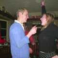 Twenty Years at The Swan Inn, Brome, Suffolk - 15th November 2003, Carolyn does karaoke