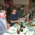 Colin and Pippa, The BSCC Christmas Dinner, The Swan Inn, Brome, Suffolk  - 6th December 2003