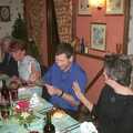 The BSCC Christmas Dinner, The Swan Inn, Brome, Suffolk  - 6th December 2003, Apple reads a cracker joke