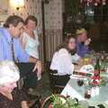 The BSCC Christmas Dinner, The Swan Inn, Brome, Suffolk  - 6th December 2003, Alan gets his leg up