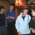 Jill and Carolyn, The BSCC Christmas Dinner, The Swan Inn, Brome, Suffolk  - 6th December 2003