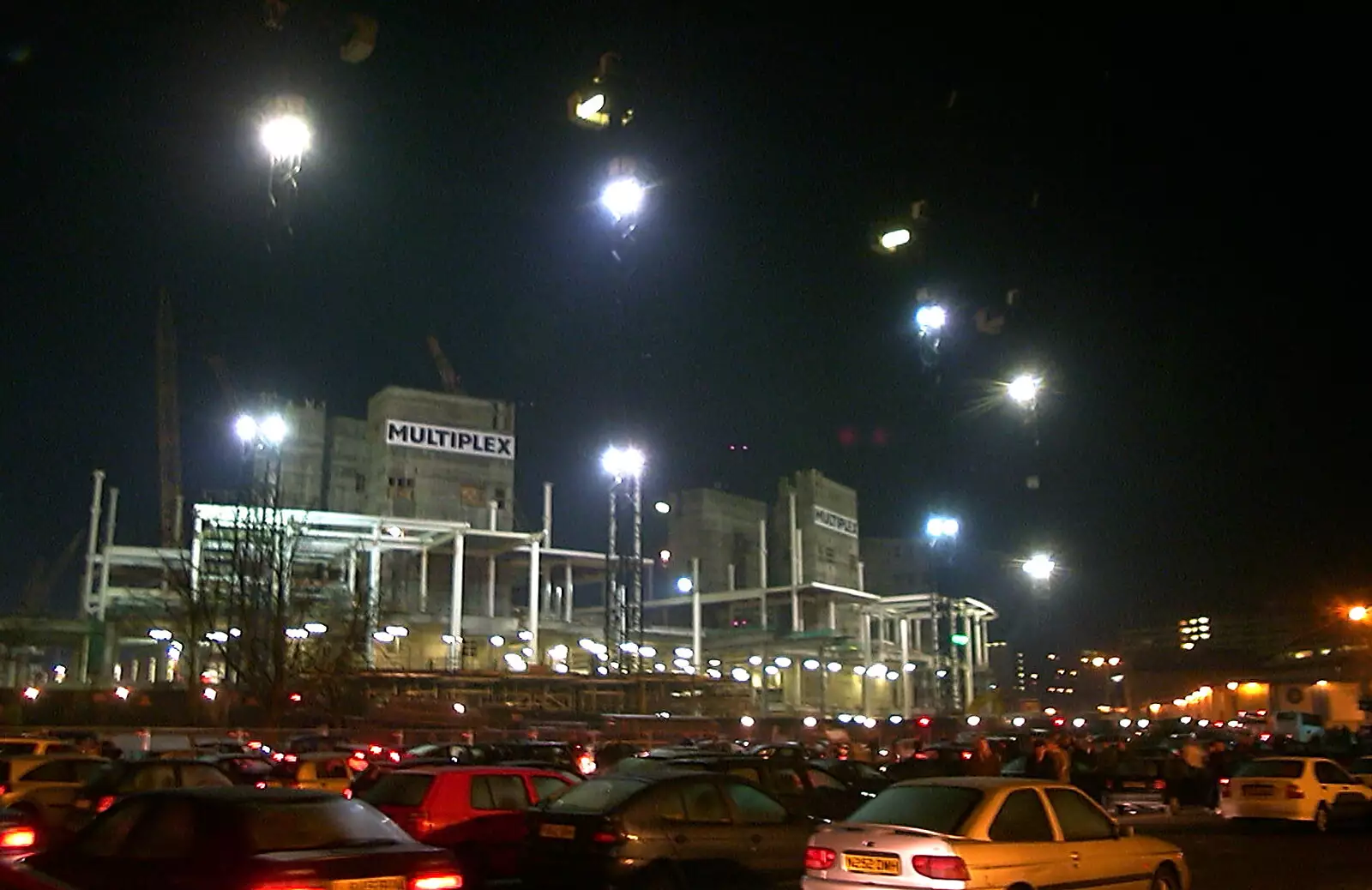 In a massive traffic jam near Wembley Arena, from The BBs and a Visit from Trotsky, Bressingham, Norfolk - 13th December 2003