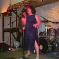 Jo on stage, The BBs and a Visit from Trotsky, Bressingham, Norfolk - 13th December 2003