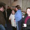 It's practice night in the church, Sis's Nearly-Christmas Wedding, Meavy, Dartmoor - 20th December 2003