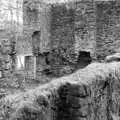 The fireplace of a derelict cottage, Sis's Nearly-Christmas Wedding, Meavy, Dartmoor - 20th December 2003