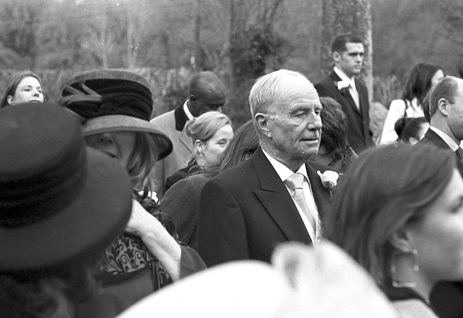 The Old Chap from Sis's Nearly-Christmas Wedding, Meavy, Dartmoor - 20th December 2003