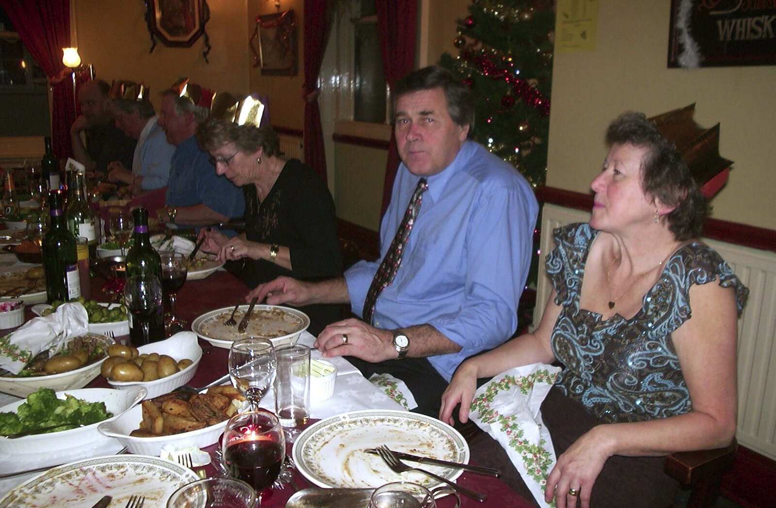 Alan and Sylvia from Christmas at The Cottage, Thorpe St. Andrew, Norwich - 25th December 2003