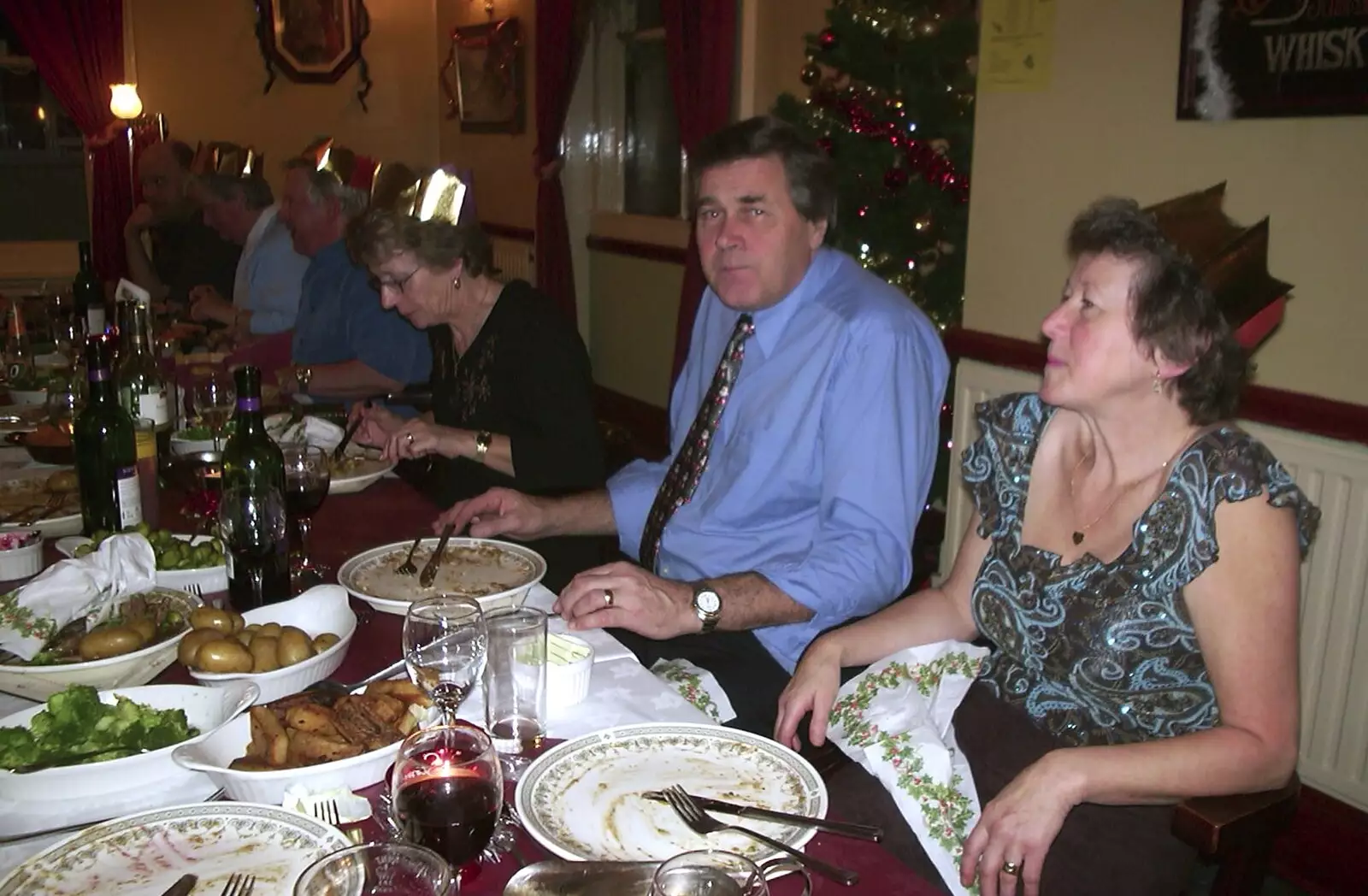 Alan and Sylvia, from Christmas at The Cottage, Thorpe St. Andrew, Norwich - 25th December 2003